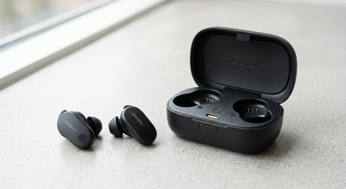 Bose QuietComfort Ultra Earbuds 第2世代の本体とケース
