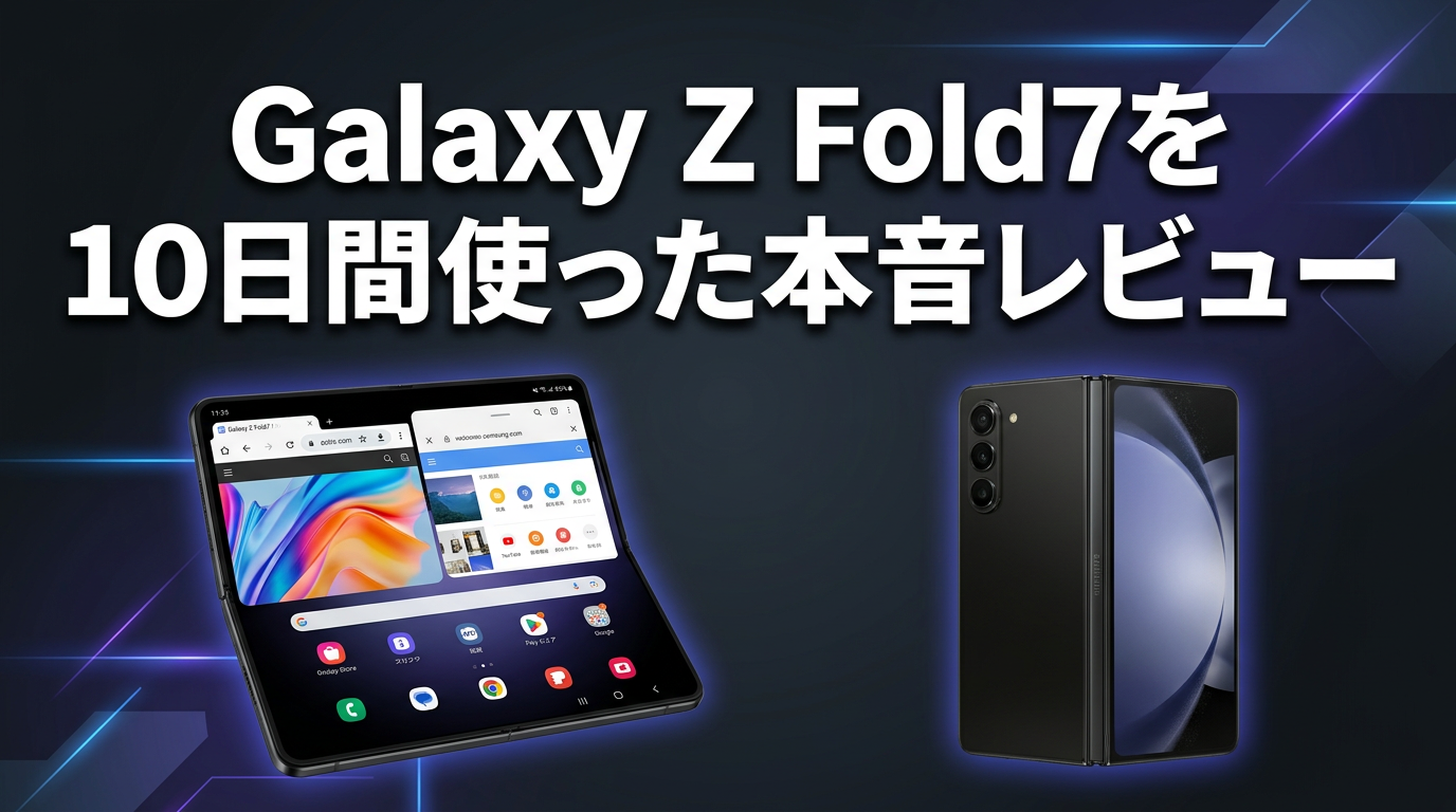 Galaxy Z Fold7を10日間使った本音レビュー