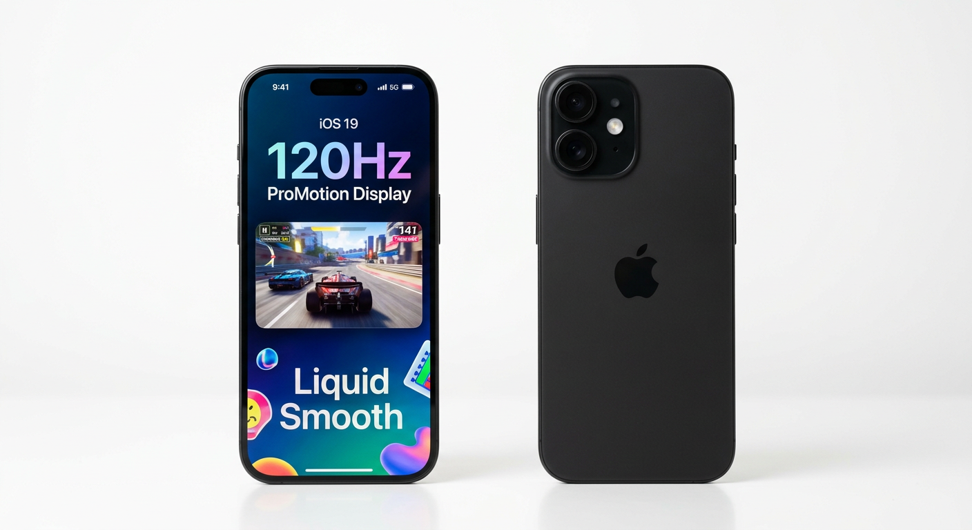 iPhone 17ブラックの本体外観と背面デザイン